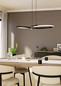 Preview: Eglo LED Pendelleuchte Serpins 21W warmweiss 3000K Schwarz Aluminium Stahl 66x30cm 901267