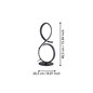 Preview: Eglo LED Tischleuchte Serpins 11,4W warmweiss 3000K Schwarz Aluminium Stahl 40,5x20,5cm 901269