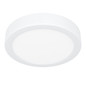 Preview: Eglo LED Aufbauleuchte Fueva 6 7,5W CCT warm-/neutral-/tageslichtweiss 2700/4000/6500K Weiss Ø17cm 901306