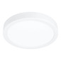 Preview: Eglo LED Aufbauleuchte Fueva 6 11,5W CCT warm-/neutral-/tageslichtweiss 2700/4000/6500K Weiss Ø21cm 901307
