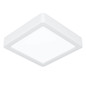 Preview: Eglo LED Aufbauleuchte Fueva 6 7W CCT warm-/neutral-/tageslichtweiss 2700/4000/6500K Weiss 15x15cm 901311