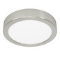 Preview: Eglo LED Aufbauleuchte Fueva 6 7,5W CCT warm-/neutral-/tageslichtweiss 2700/4000/6500K Nickel-matt Stahl Ø17cm 901315
