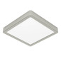 Preview: Eglo LED Aufbauleuchte Fueva 6 10,5W CCT warm-/neutral-/tageslichtweiss 2700/4000/6500K Nickel-matt Stahl 22x22cm 901321