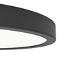 Preview: Eglo LED Aufbauleuchte Fueva 6 14,2W CCT warm-/neutral-/tageslichtweiss 2700/4000/6500K IP44 Schwarz Ø28cm 901326