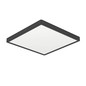 Preview: Eglo LED Aufbauleuchte Fueva 6 7W CCT warm-/neutral-/tageslichtweiss 2700/4000/6500K IP44 Schwarz 15x15cm 901328