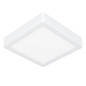 Preview: Eglo LED Aufbauleuchte Fueva 6 7W CCT warm-/neutral-/tageslichtweiss 2700/4000/6500K IP44 Weiss 15x15cm 901335