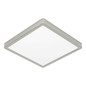 Preview: Eglo LED Aufbauleuchte Fueva 6-Z Smart dimmbar 13,5W RGB CCT warm-/tageslichtweiss 2700-6500K Zigbee IP44 Nickel-matt Stahl 29,5x29,5cm 901384