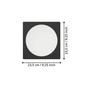 Preview: Eglo LED Einbauleuchte Fueva 6 18,5W CCT warm-/neutral-/tageslichtweiss 2700/4000/6500K Schwarz 22x22cm 901393