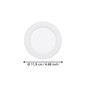 Preview: Eglo LED Einbauleuchte Fueva 6 6,3W CCT warm-/neutral-/tageslichtweiss 2700/4000/6500K Weiss Ø12cm 901396