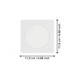 Preview: Eglo LED Einbauleuchte Fueva 6 6,3W CCT warm-/neutral-/tageslichtweiss 2700/4000/6500K Weiss 12x12cm 901399
