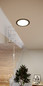 Preview: Eglo LED Einbauleuchte Fueva 6-Z Smart dimmbar 9,5W RGB CCT warm-/tageslichtweiss 2700-6500K Zigbee IP44 Schwarz Ø17cm 901427
