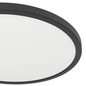 Preview: Eglo LED Deckenleuchte Rovito 13,9W CCT warm-/neutral-/tageslichtweiss 2700/4000/6500K IP44 Schwarz Ø30cm 901438