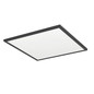 Preview: Eglo LED Deckenleuchte Rovito 17W CCT warm-/neutral-/tageslichtweiss 2700/4000/6500K IP44 Schwarz 50x50cm 901444