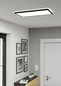 Preview: Eglo LED Deckenleuchte Rovito 17,2W CCT warm-/neutral-/tageslichtweiss 2700/4000/6500K IP44 Schwarz 57x30cm 901445