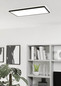 Preview: Eglo LED Deckenleuchte Rovito 17,2W CCT warm-/neutral-/tageslichtweiss 2700/4000/6500K IP44 Schwarz 57x30cm 901445