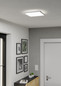 Preview: Eglo LED Deckenleuchte Rovito 13,4W CCT warm-/neutral-/tageslichtweiss 2700/4000/6500K IP44 Weiss 29x29cm 901449