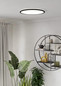Preview: Eglo LED Deckenleuchte Rovito-R dimmbar 16,8W CCT warm-/tageslichtweiss 2700-6500K IP44 Schwarz Ø50cm 901455