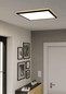 Preview: Eglo LED Deckenleuchte Rovito-Z Smart dimmbar 17W RGB CCT warm-/tageslichtweiss 2700-6500K Zigbee IP44 Schwarz 50x50cm 901468