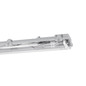 Preview: Eglo LED Feuchtraumleuchte Basic 2-flammig G13 2x 23W neutralweiss 4000K IP65 Grau Transparent 156x10cm 901544