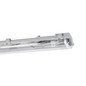 Preview: Eglo LED Feuchtraumleuchte Basic Plus 2-flammig G13 2x 23W neutralweiss 4000K IP65 Grau Transparent 156x10cm 901549