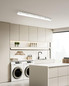 Preview: Eglo LED Feuchtraumleuchte Prime 33W neutralweiss 4000K IP65 Grau 119x8,5cm 901562