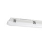 Preview: Eglo LED Feuchtraumleuchte Prime 43W neutralweiss 4000K IP65 Grau 149x8,5cm 901563