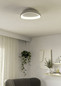 Preview: Eglo LED Deckenleuchte Loretello dimmbar 12W CCT warm-/tageslichtweiss 2700-6500K Weiss Stahl Ø35cm 901583
