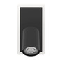 Preview: Eglo LED Wandleuchte Rimbocchi 1 7W warmweiss 3000K Schwarz Satiniert Stahl 18x14cm 901634