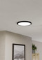 Preview: Eglo LED Aufbauleuchte Fueva 6-Z Smart dimmbar 17,5W RGB CCT warm-/tageslichtweiss 2700-6500K Zigbee IP44 Schwarz Ø39cm 901725