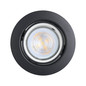Preview: Eglo LED Einbauspot Favazzina 3-flammig GU10 3x 4W warmweiss 2700K Schwarz Stahl Ø9cm 901755