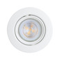 Preview: Eglo LED Einbauspot Favazzina 3-flammig GU10 3x 4W warmweiss 2700K Weiss Stahl Ø9cm 901756