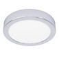 Preview: Eglo LED Aufbauleuchte Fueva 6 7,5W CCT warm-/neutral-/tageslichtweiss 2700/4000/6500K IP44 Chrom Stahl Ø17cm 901762