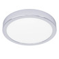 Preview: Eglo LED Aufbauleuchte Fueva 6 11,5W CCT warm-/neutral-/tageslichtweiss 2700/4000/6500K IP44 Chrom Stahl Ø21cm 901763