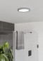 Preview: Eglo LED Aufbauleuchte Fueva 6 11,5W CCT warm-/neutral-/tageslichtweiss 2700/4000/6500K IP44 Chrom Stahl Ø21cm 901763
