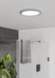 Preview: Eglo LED Aufbauleuchte Fueva 6 14,2W CCT warm-/neutral-/tageslichtweiss 2700/4000/6500K IP44 Chrom Stahl Ø28cm 901764