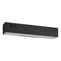 Preview: Eglo LED Solar-Wandleuchte Voscari dimmbar 6,8W neutralweiss 4000K Bewegungsmelder IP54 Schwarz mit Sensor 28,5x5cm 901916