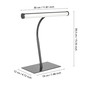 Preview: Eglo LED Tischleuchte Riccione dimmbar 5W CCT warm-/neutral-/tageslichtweiss 2700/4000/6500K Nickel-nero Stahl Aluminium 39,5x30cm 901981