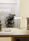 Preview: Eglo LED Tischleuchte Riccione dimmbar 5W CCT warm-/neutral-/tageslichtweiss 2700/4000/6500K Nickel-matt Stahl Aluminium 39,5x30cm 901982