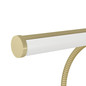 Preview: Eglo LED Tischleuchte Riccione dimmbar 5W CCT warm-/neutral-/tageslichtweiss 2700/4000/6500K Messing-gebürstet Stahl Aluminium 39,5x30cm 901983