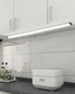 Preview: Eglo LED Unterbauleuchte Lerca 8W neutralweiss 4000K Grau Aluminium 57x2,5cm 902004