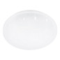 Preview: Eglo LED Deckenleuchte Frania-IP 18W CCT warm-/neutral-/tageslichtweiss 3000/4000/6000K IP44 Weiss Stahl Kristalleffekt Ø31cm 902077