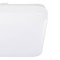 Preview: Eglo LED Deckenleuchte Frania-IP 18W CCT warm-/neutral-/tageslichtweiss 3000/4000/6000K IP44 Weiss Stahl Kristalleffekt 33x33cm 902078