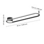Preview: Eglo LED Deckenleuchte Collecorvino 24W CCT warm-/neutral-/tageslichtweiss 2700/4000/6500K Schwarz Aluminium Stahl 50x12,5cm 902151