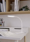Preview: Eglo LED Tischleuchte Lauro dimmbar 5,5W CCT warm-/neutral-/tageslichtweiss 2700/4000/6500K Weiss 36x33,5cm 902178
