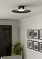 Preview: Eglo LED Deckenleuchte Conomavilla-Z Smart dimmbar 15,5W RGB CCT warm-/tageslichtweiss 2700-6500K Zigbee Schwarz Stahl Ø45cm 902182