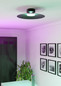 Preview: Eglo LED Deckenleuchte Conomavilla-Z Smart dimmbar 15,5W RGB CCT warm-/tageslichtweiss 2700-6500K Zigbee Schwarz Stahl Ø45cm 902182