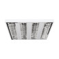 Preview: Eglo LED Rasterleuchte Martelliano 32,8W CCT warm-/neutral-/tageslichtweiss 2700/4000/6500K Weiss Transparent Stahl 59,5x59,5cm 902205