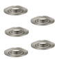 Preview: Eglo Einbauspot Barranco 5-flammig GU10 Nickel-matt Ø9cm 902233