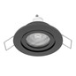 Preview: Eglo LED Einbauspot Barranco GU10 4,5W neutralweiss 4000K IP44 Schwarz Ø8cm 902249