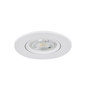 Preview: Eglo LED Einbauspot Barranco 4,8W CCT warm-/neutral-/tageslichtweiss 2700/4000/6500K Weiss Ø9cm 902261